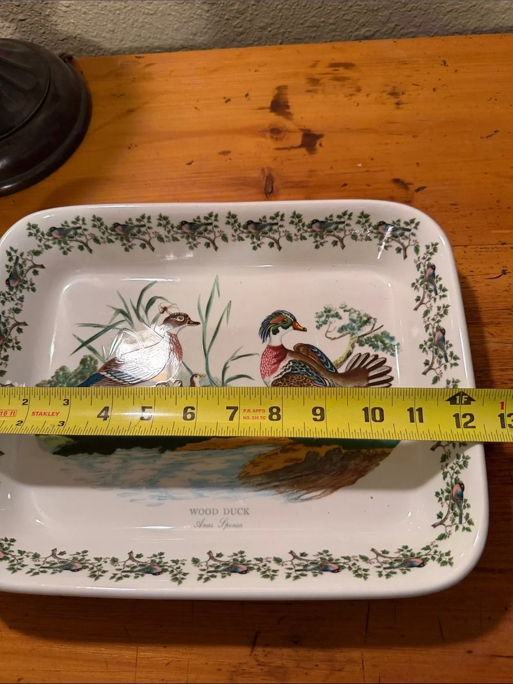 Portmeirion Birds of Britain Wood Duck Baking Dish